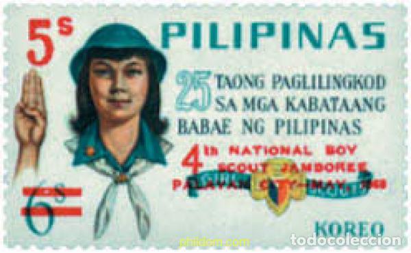 Sellos: 38349 MNH FILIPINAS 1969 4 JAMBOREE NACIONAL