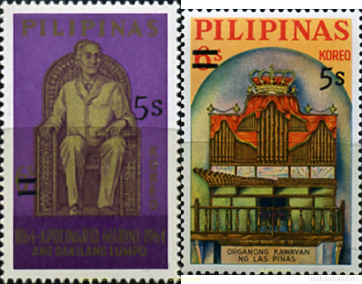 Sellos: 788663 MNH FILIPINAS 1970 SELLOS SOBRECARGADOS