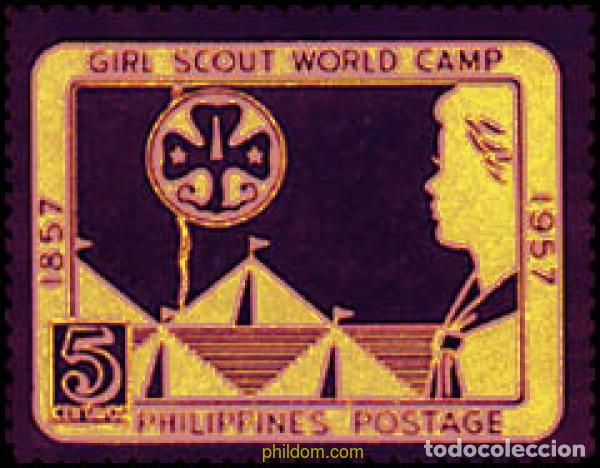 Sellos: 38665 MNH FILIPINAS 1957 CENTENARIO DEL NACIMIENTO DE LORD BADEN-POWELL