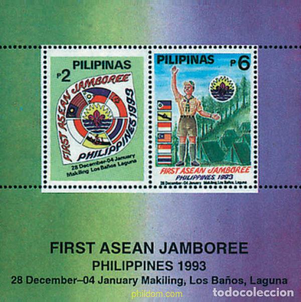 Sellos: 38367 MNH FILIPINAS 1993 PRIMER JAMBOREE ASIATICO