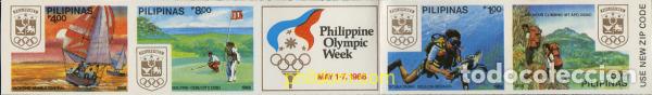 Sellos: 19460 MNH FILIPINAS 1988 SEMANA OLIMPICA