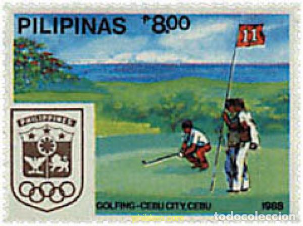 Sellos: 375489 MNH FILIPINAS 1988 SEMANA OLIMPICA