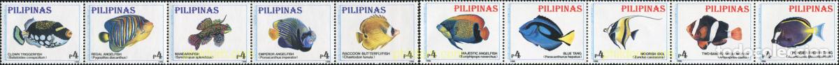 Sellos: 589486 MNH FILIPINAS 1996 PECES DE ACUARIOS FILIPINOS