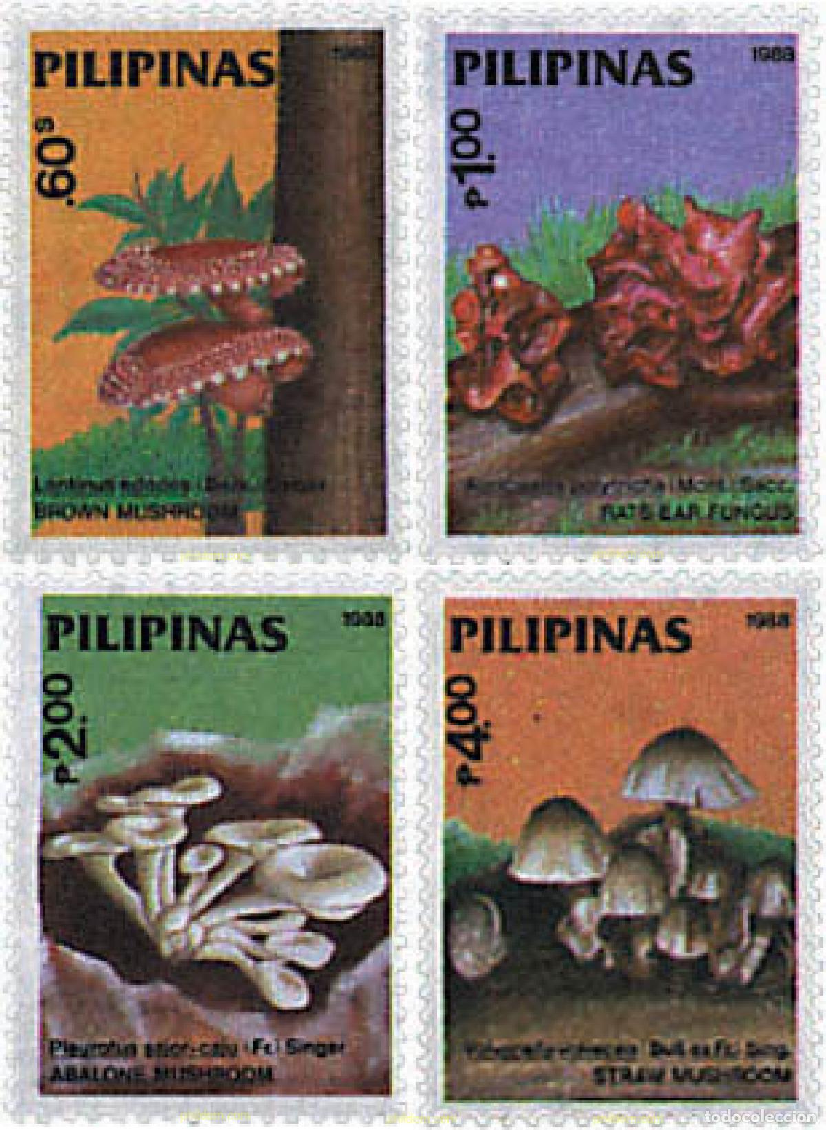 Sellos: 34554 MNH FILIPINAS 1988 SETAS