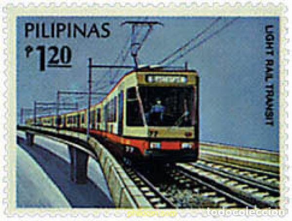 Sellos: 59638 MNH FILIPINAS 1984 INAUGURACION LINEA ELECTRICA MANILA-BACLARAN