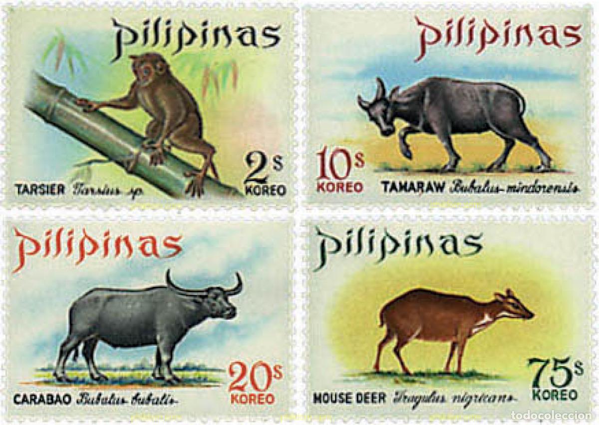 Sellos: 30545 MNH FILIPINAS 1969 FAUNA