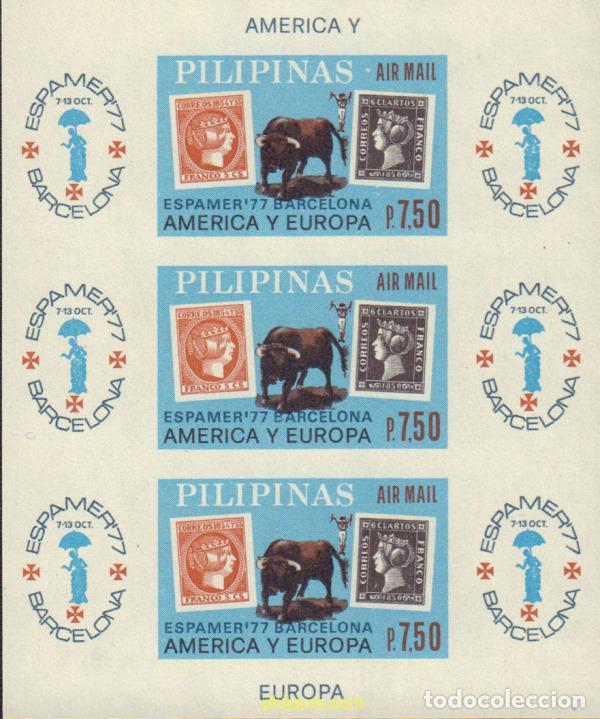 Sellos: 20468 MNH FILIPINAS 1977 ESPAMER 77. EXPOSICION FILATELICA INTERNACIONAL.