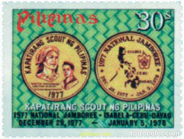 Sellos: 38354 MNH FILIPINAS 1977 JAMBOREE NACIONAL EN TUMAUINI