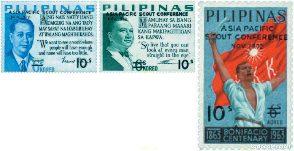 Timbres: 38350 MNH FILIPINAS 1972 JAMBOREE DEL PACIFICO