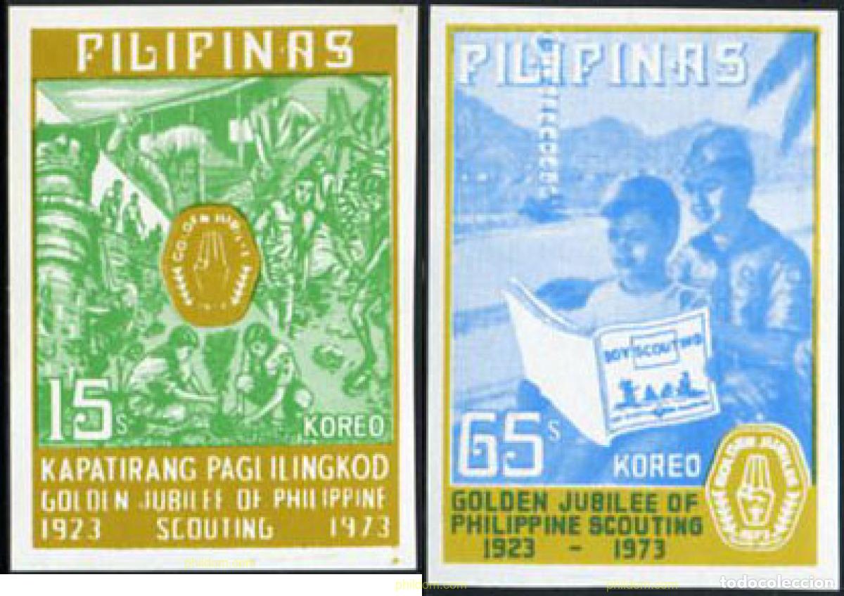 Timbres: 18662 MNH FILIPINAS 1973 50 ANIVERSARIO DEL ESCULTISMO EN FILIPINAS