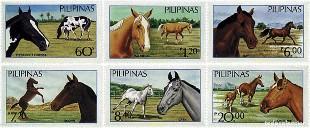 Sellos: 30553 MNH FILIPINAS 1985 CABALLOS