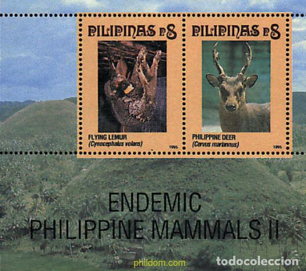 Sellos: 87536 MNH FILIPINAS 1995 MAMIFEROS DE FILIPINAS