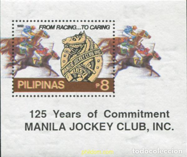 Stamps: 39367 MNH FILIPINAS 1992 125 ANIVERSARIO DEL CLUB DE HOCKEY DE MANILA