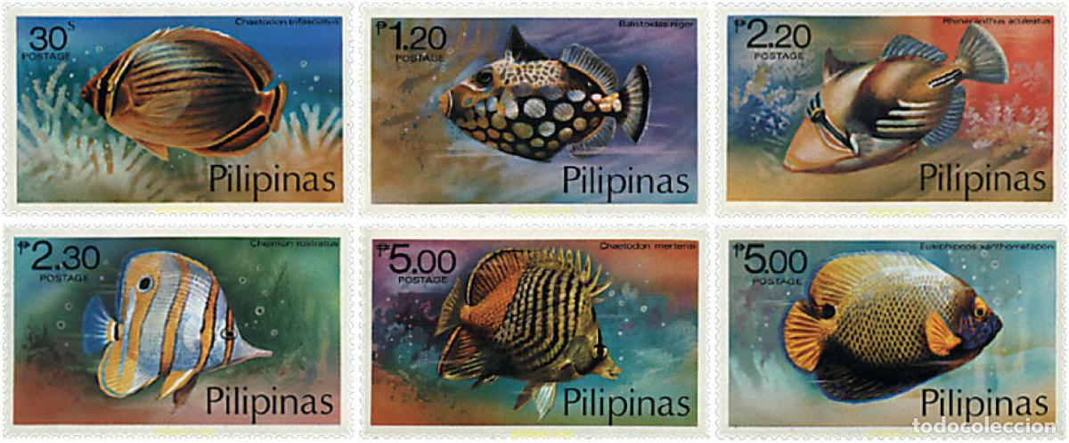 Selos: 30547 MNH FILIPINAS 1978 PECES