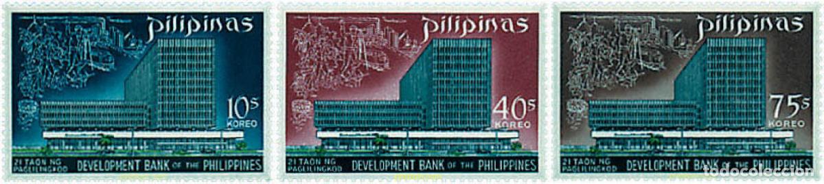 Stamps: 59631 MNH FILIPINAS 1969 BANCO NACIONAL DE DESARROLLO