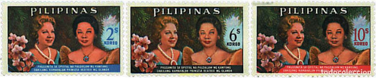 Sellos: 88930 MNH FILIPINAS 1965 VISITA DE LA PRINCESA BEATRIZ DE HOLANDA