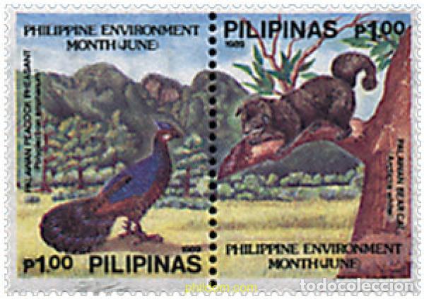 Sellos: 313428 MNH FILIPINAS 1989 JUNIO. MES FILIPINO DEL MEDIO AMBIENTE