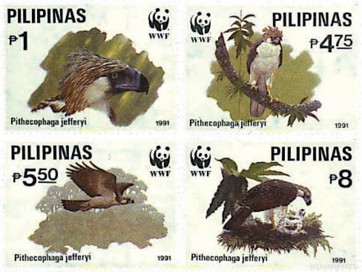 Sellos: 74095 MNH FILIPINAS 1991 AGUILA DE LAS FILIPINAS