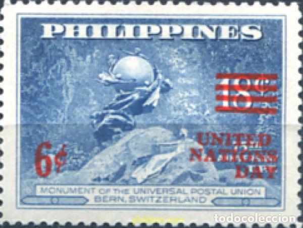 Sellos: 198434 MNH FILIPINAS 1959 DIA DE LAS NACIONES UNIDAS