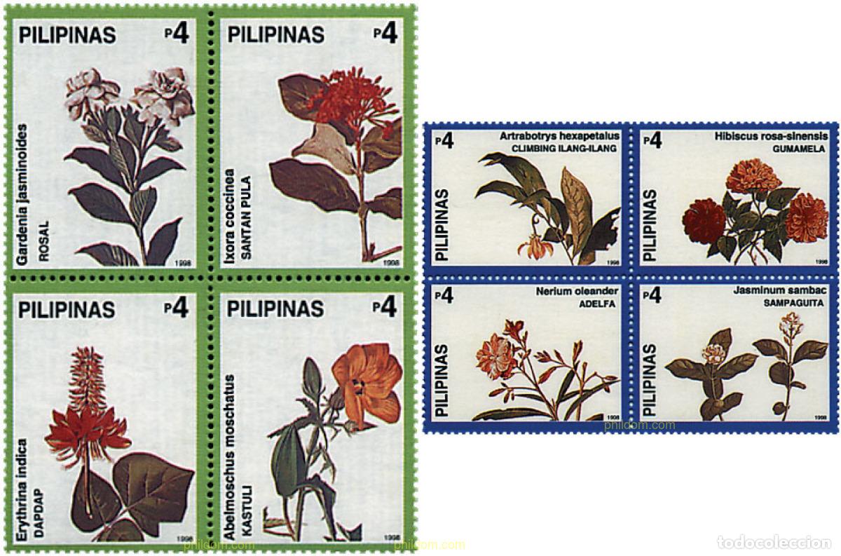 Sellos: 4906 MNH FILIPINAS 1998 FLORES DE FILIPINAS