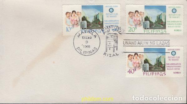Sellos: 415678 MNH FILIPINAS 1968 ANIVERSARIO DEL CENTRO POSTAL DE MAKATI