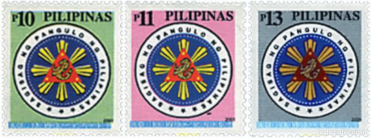 Sellos: 313567 MNH FILIPINAS 2001 ESCUDO PRESIDENCIAL