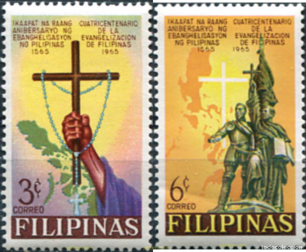 Sellos: 635625 MNH FILIPINAS 1965 400 ANIVERSARIO DEL CRISTIANISMO EN FILIPINAS