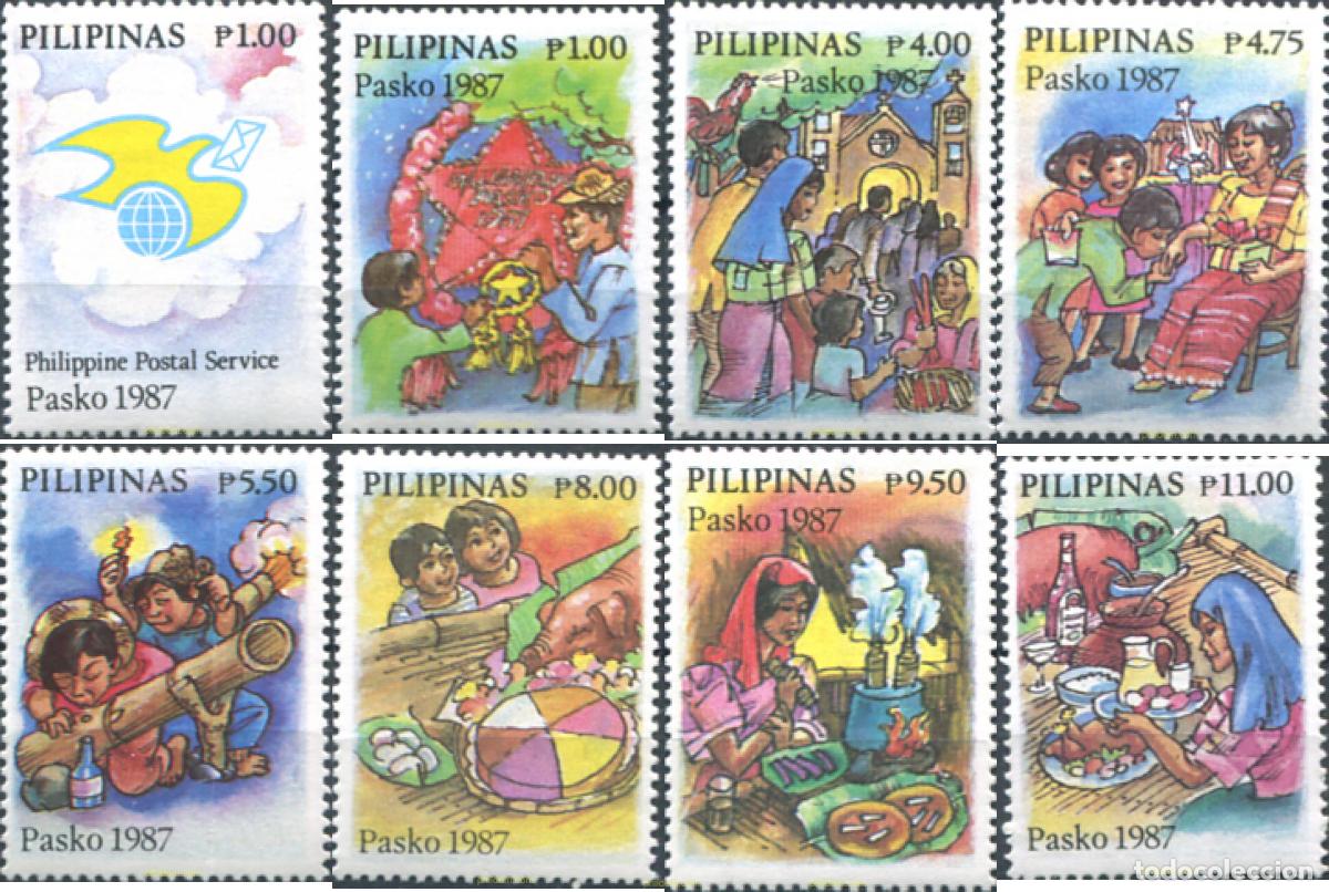 Sellos: 151646 MNH FILIPINAS 1987 NAVIDAD