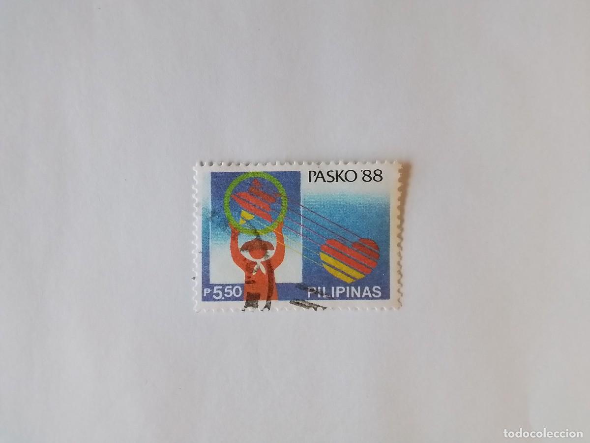 Sellos: A&Ntilde;O 1988 FILIPINAS SELLO USADO
