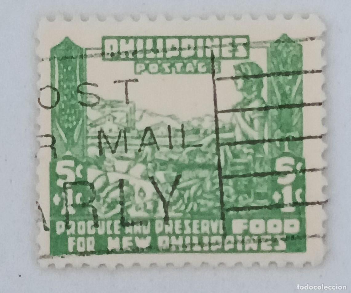 Sellos: Sellos Filipinas ocupaci&oacute;n japonesa 1942 Cruz Roja.