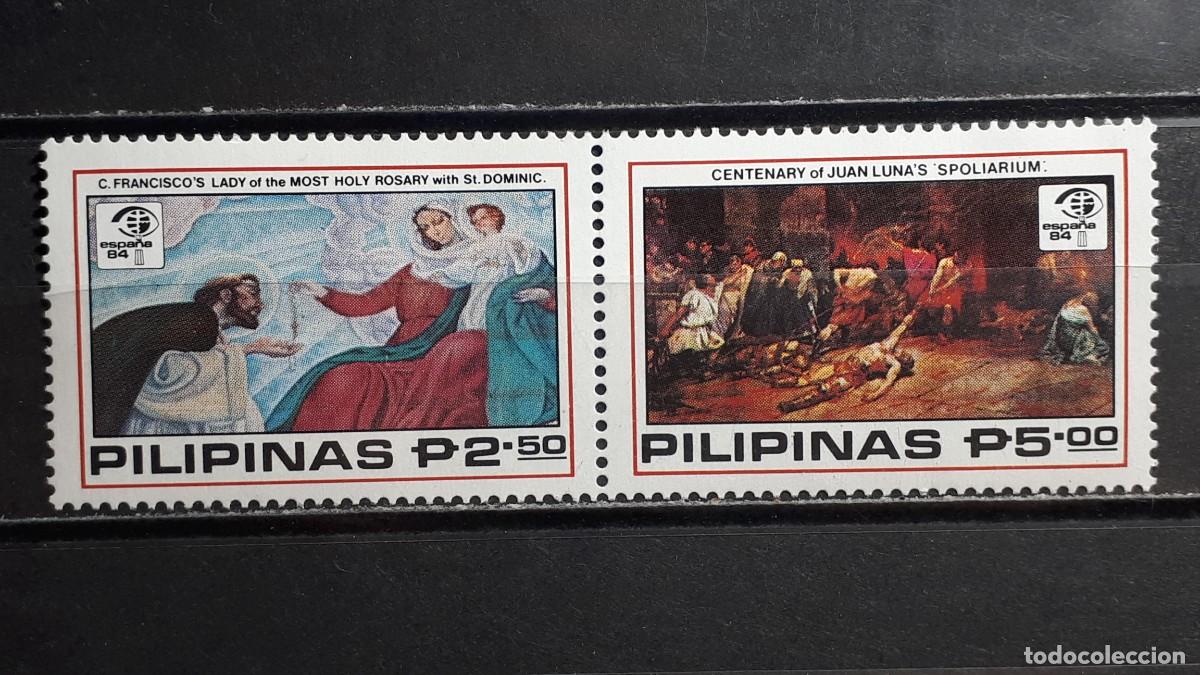 Sellos: FILIPINAS. A&Ntilde;O 1984. **. YVERT 1364/5