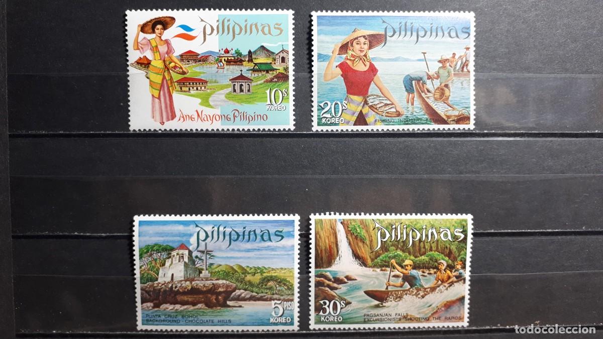 Sellos: FILIPINAS. A&Ntilde;O 1971. **. YVERT 808/11