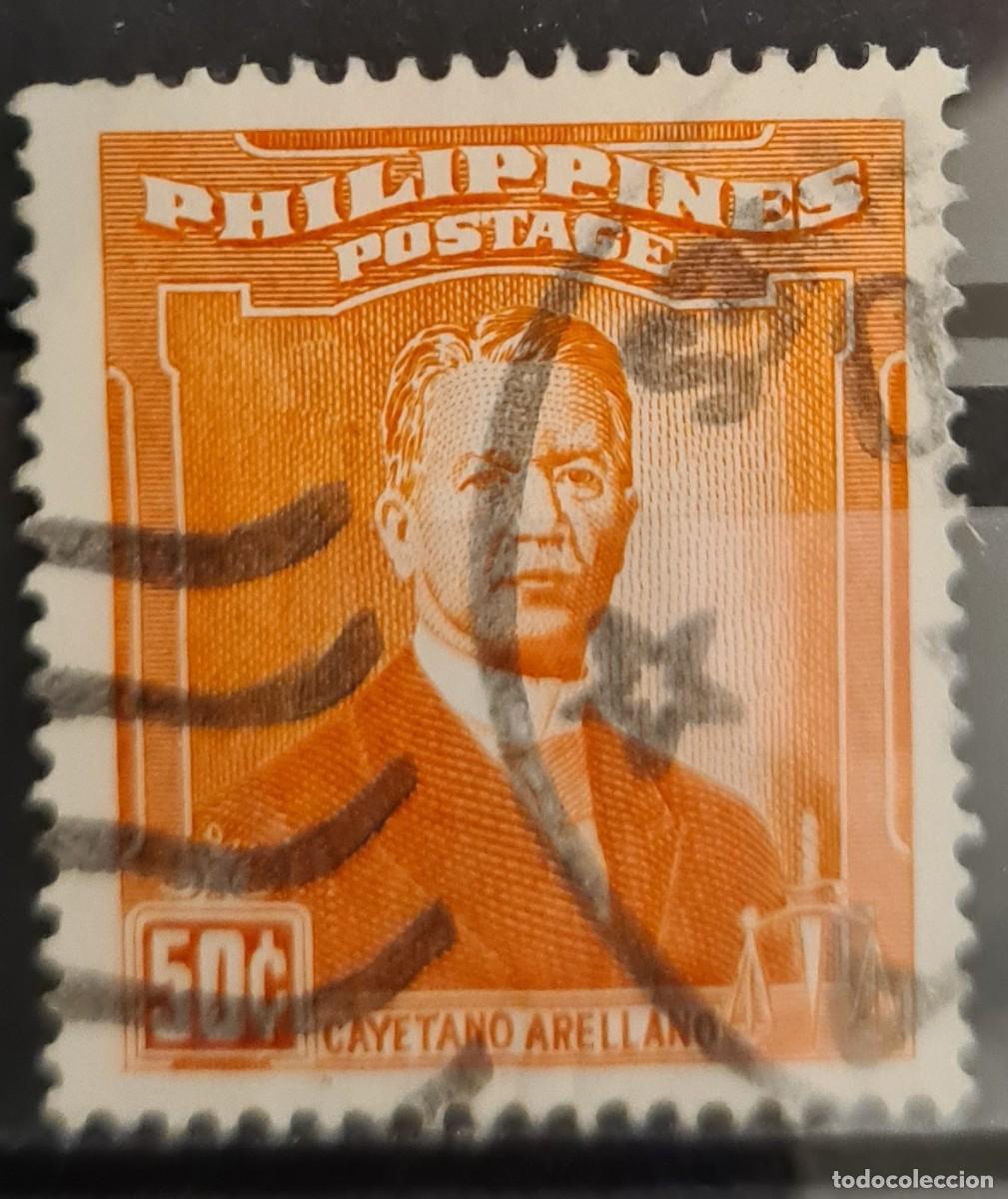 Sellos: Sello usado de Filipinas 1958-60: Cayetano Arellano