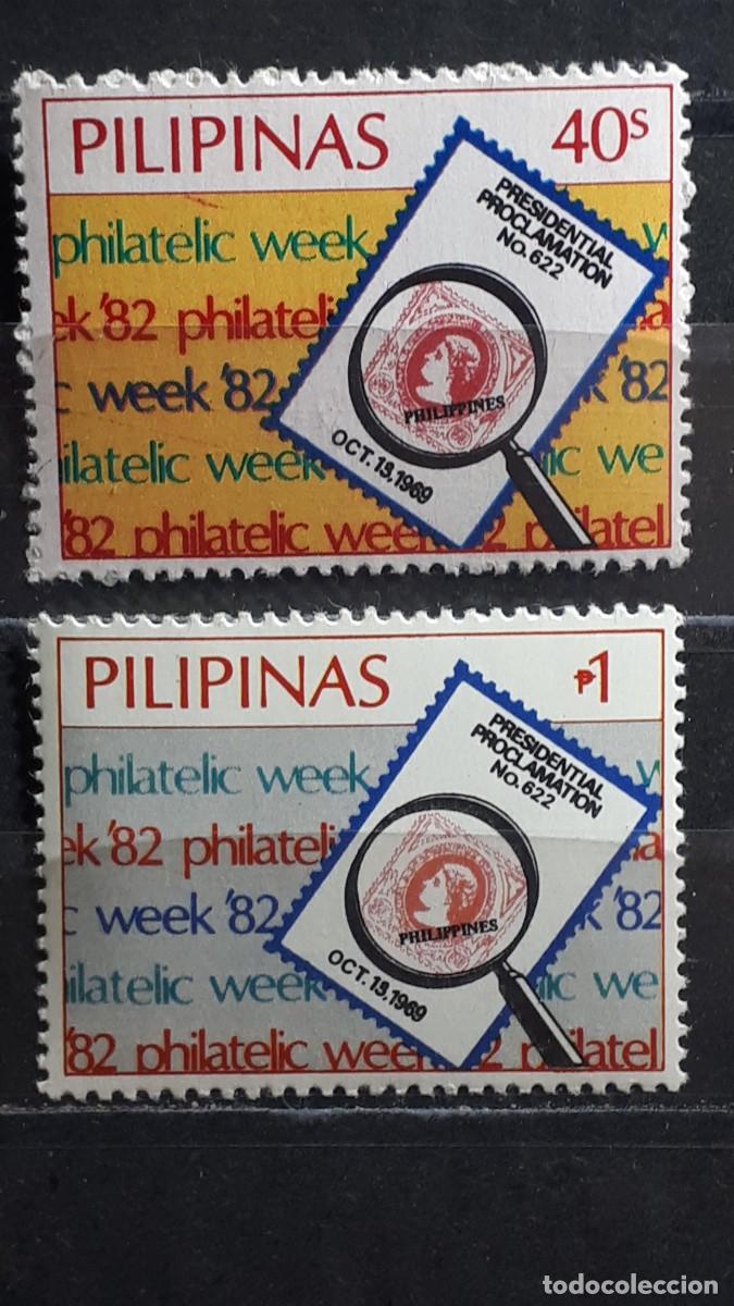 Sellos: FILIPINAS. A&Ntilde;O 1982. **. YVERT 1301/2