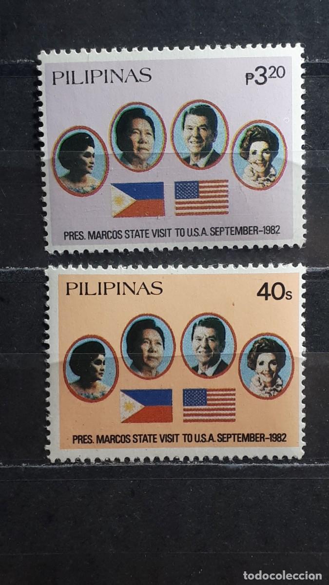 Sellos: FILIPINAS. A&Ntilde;O 1982. **. YVERT 1303/4