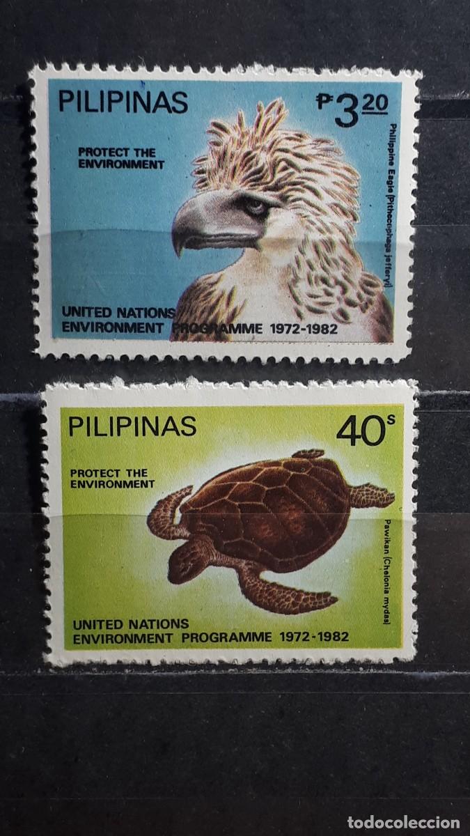 Sellos: FILIPINAS. A&Ntilde;O 1982. **. YVERT 1279/80