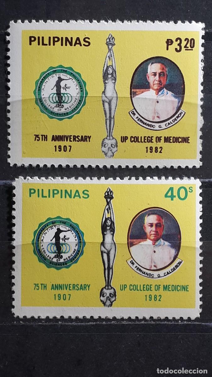 Sellos: FILIPINAS. A&Ntilde;O 1982. **. YVERT 1284/5