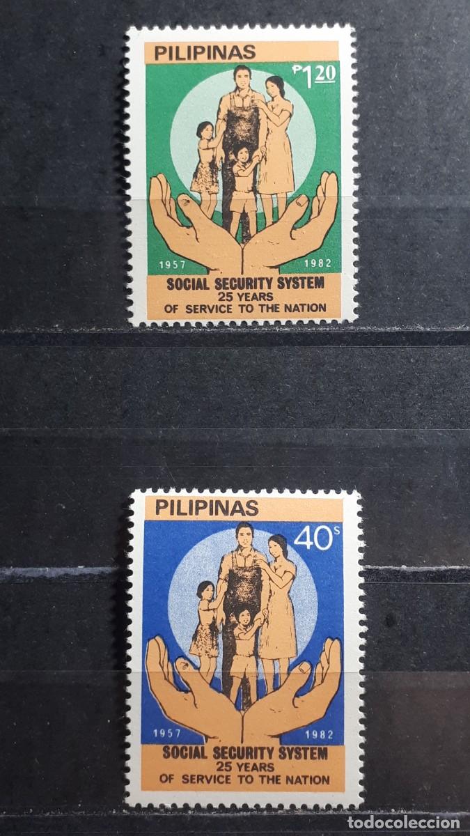 Sellos: FILIPINAS. A&Ntilde;O 1982. **. YVERT 1286/7