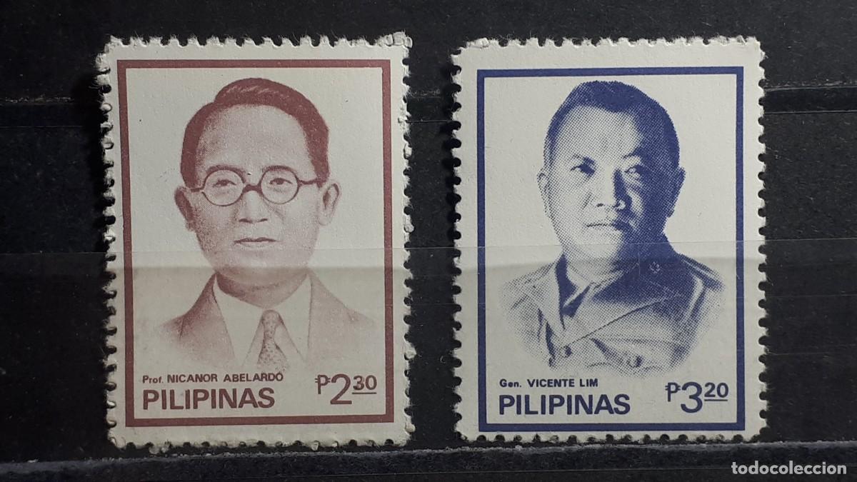 Sellos: FILIPINAS. A&Ntilde;O 1982. **. YVERT 1293/4
