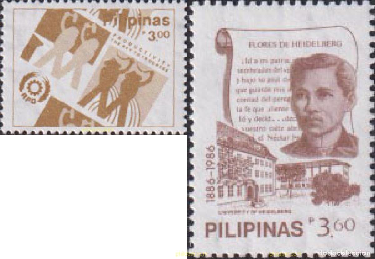 Sellos: 313374 MNH FILIPINAS 1986 REIMPRESION