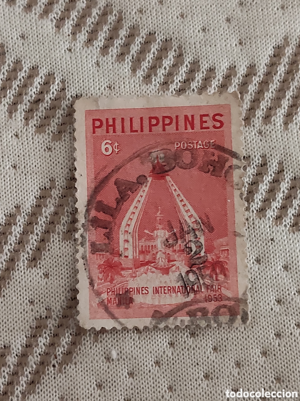 Sellos: Sello de Filipinas Feria internacional de Manila 1953