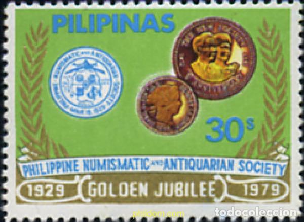 Sellos: 313246 MNH FILIPINAS 1979 SOCIEDAD NUMISMATICA Y DE ANTICUARIOS