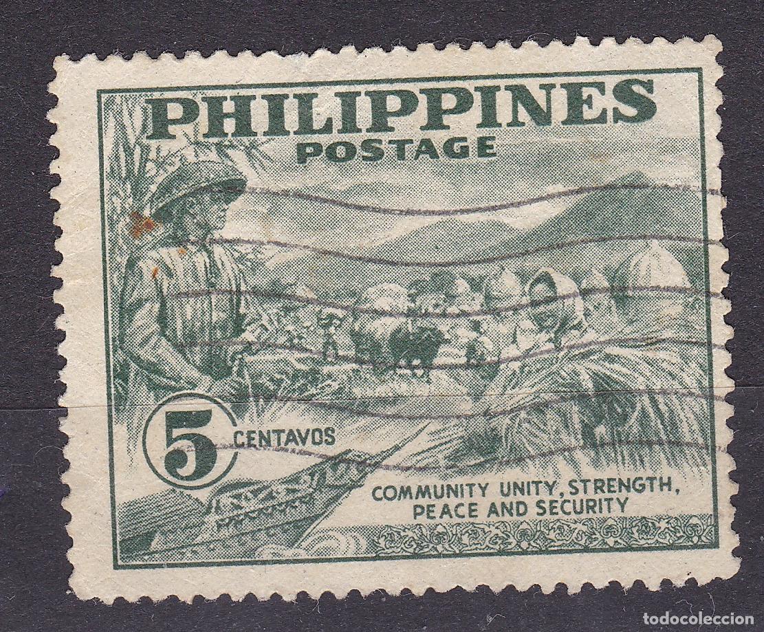 Sellos: Filipinas. Antiguo sello filatelia