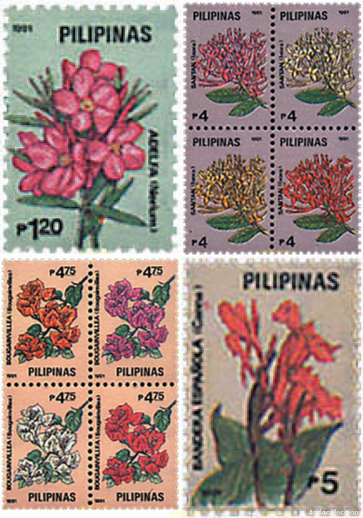 Sellos: 797655 MNH FILIPINAS 1991 FLORA PROTEGIDAS