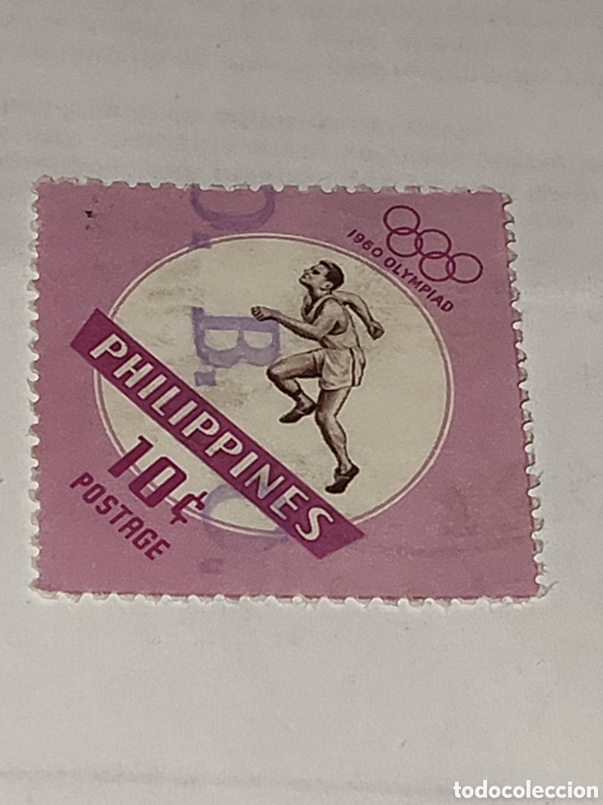Sellos: Sello de Filipinas Juegos Ol&iacute;mpicos de verano Roma 1960