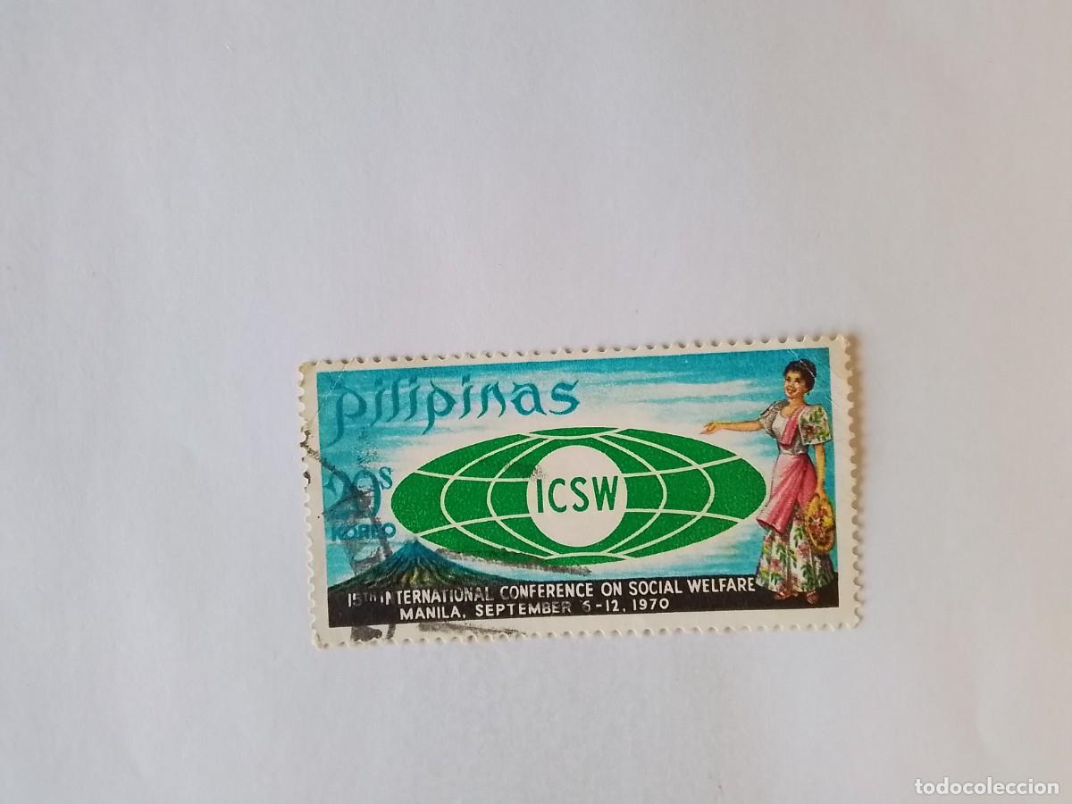 Sellos: A&Ntilde;O 1970 FILIPINAS SELLO USADO