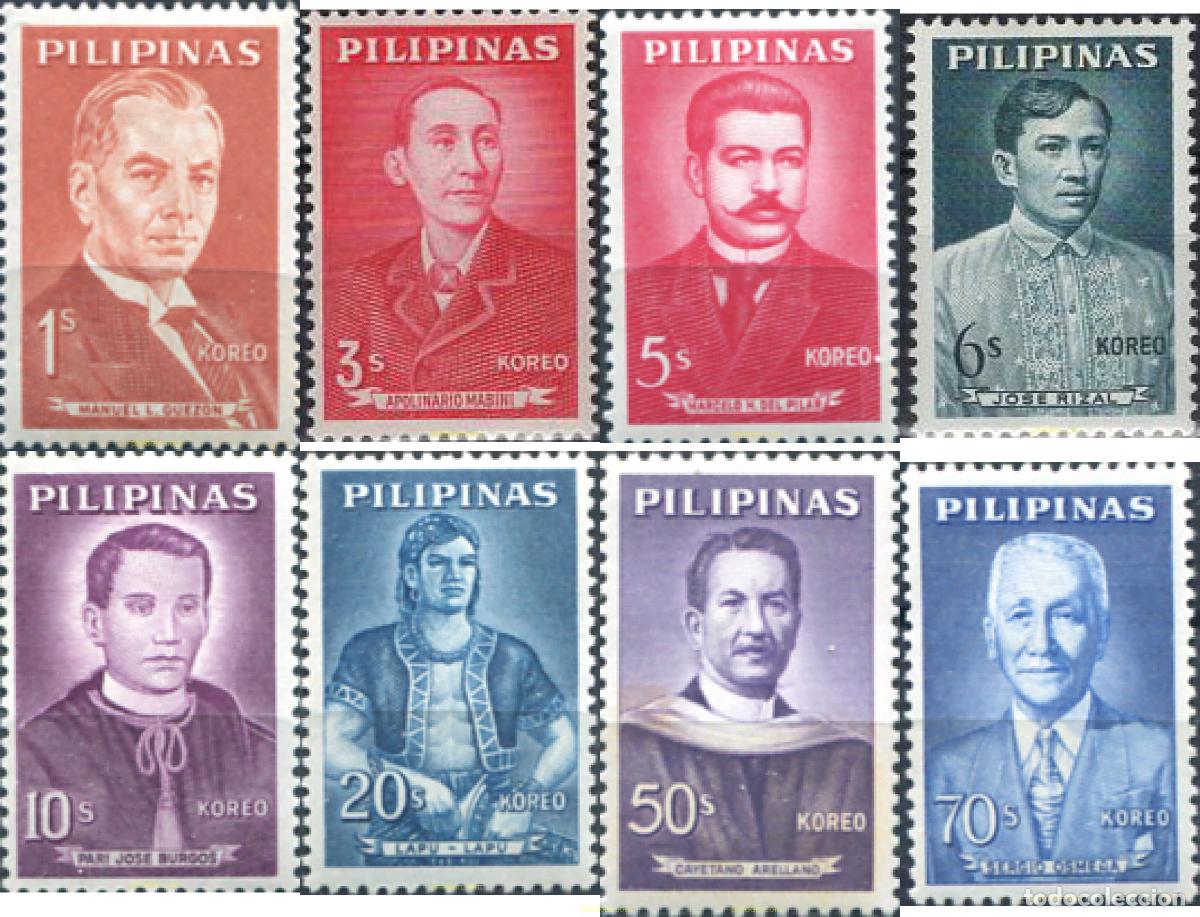 Sellos: 798077 MNH FILIPINAS 1962 PERSONALIDADES