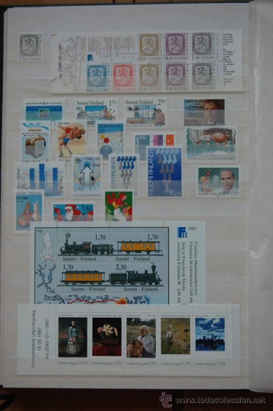 Sellos: Finlandia, a&ntilde;o 1987. - Foto 1