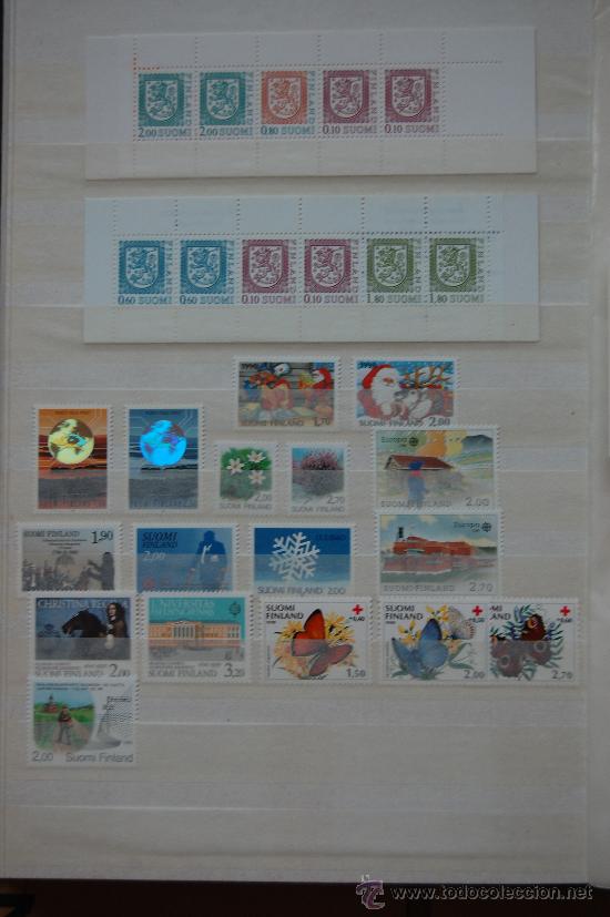 Sellos: Finlandia, a&ntilde;o 1990. - Foto 1