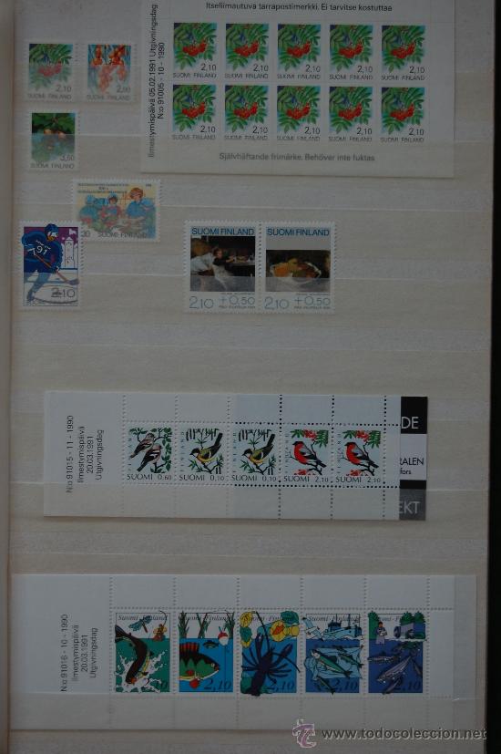 Sellos: Finlandia, a&ntilde;o 1990. - Foto 3